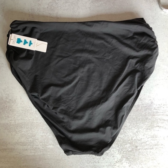 Anne Cole Convertible Bottoms Shirred Sides Size 22W - Picture 8 of 11